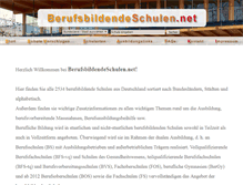 Tablet Screenshot of berufsbildendeschulen.net